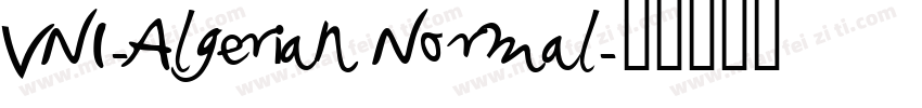 VNI-Algerian Normal字体转换